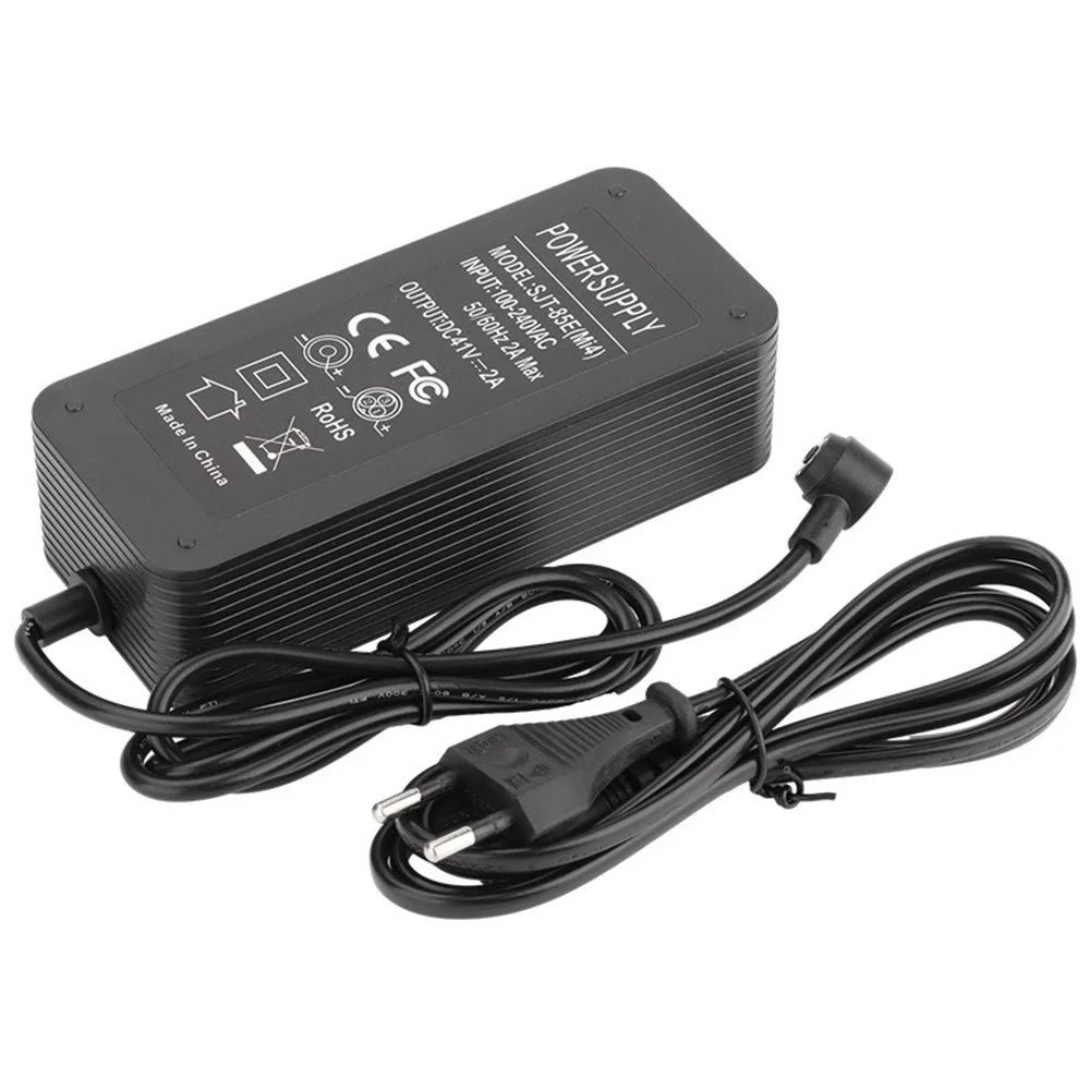 For Xiaomi Electric Scooter 4 Pro EU Plug Charger Power Supply Adapter with Power Cord - 1