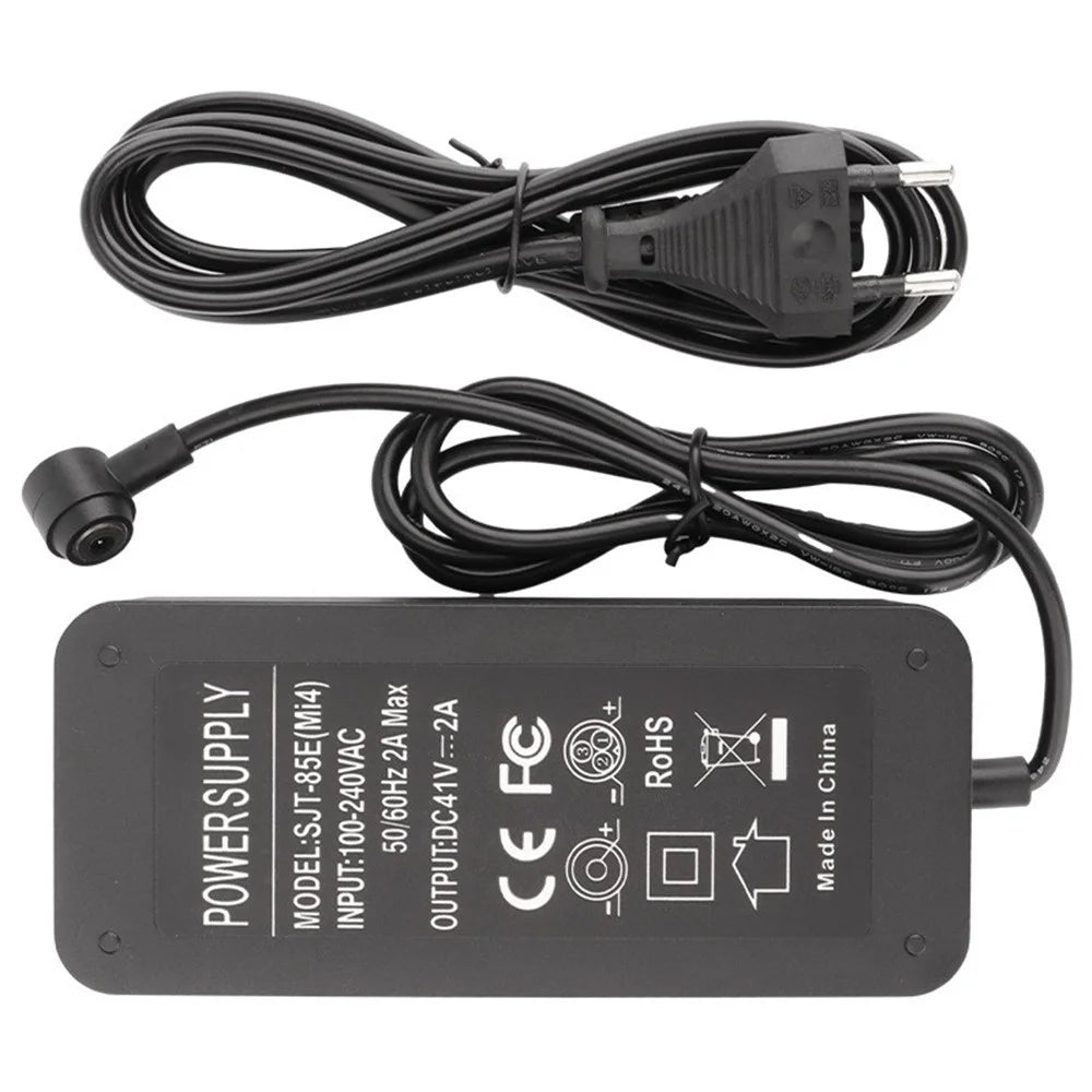 For Xiaomi Electric Scooter 4 Pro EU Plug Charger Power Supply Adapter with Power Cord - 3