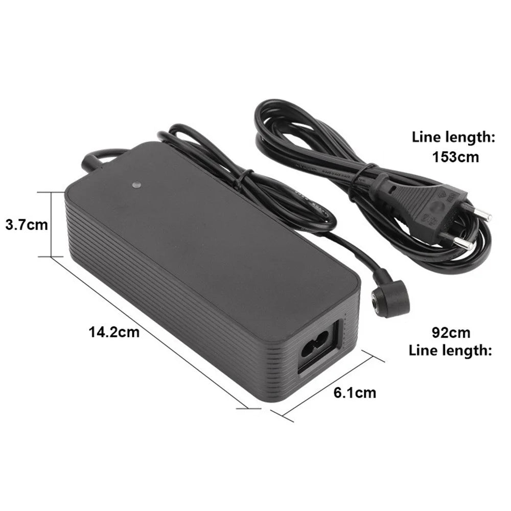 For Xiaomi Electric Scooter 4 Pro EU Plug Charger Power Supply Adapter with Power Cord - 4