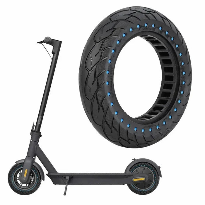 10 Inch Electric Scooter Tyre 10x2.125" Honeycomb Explosion-Proof Rubber Solid Tire - Black - 4