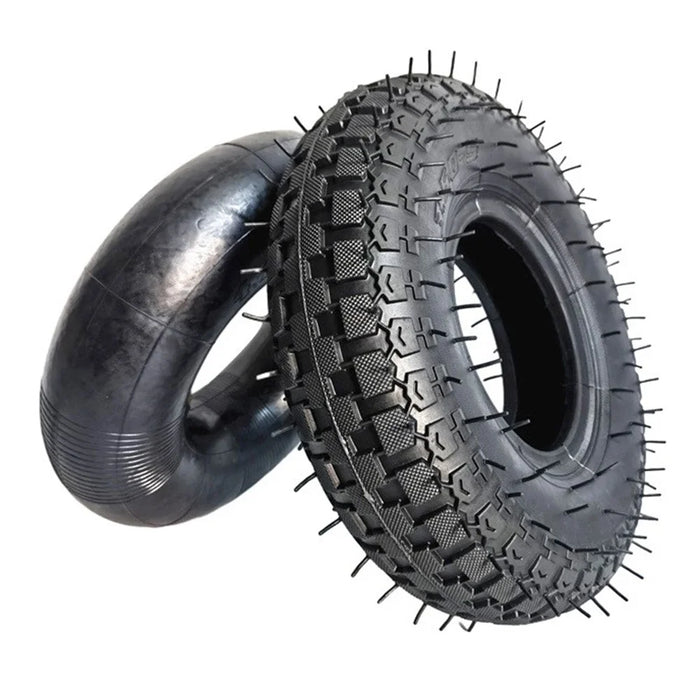 10-inch Electric Scooter Inner+Outer Tires Shock-absorbing Anti-slip Rubber Wheels - 2