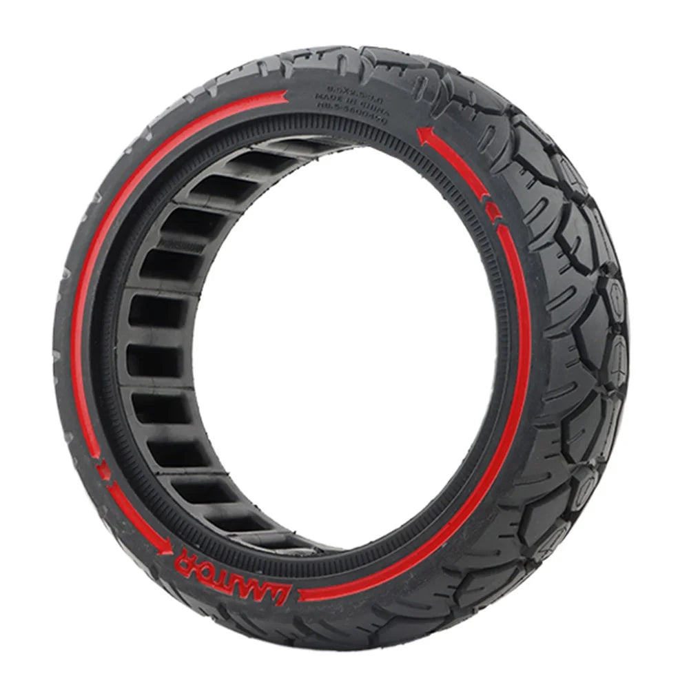 AIMITE 8.5 Inch Electric Scooter Anti-Slip Replacement Tyre 56mm Tread Grooves Off-Road Solid Tire - 3