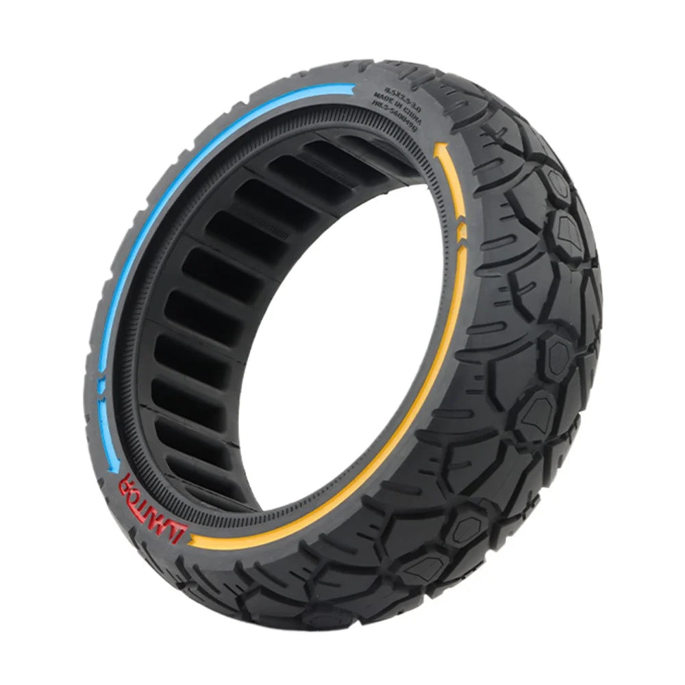 AIMITE 8.5 Inch Electric Scooter Rubber Tire Dual Color 56mm Tread Grooves Off-Road Solid Tire - 2