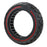AIMITE 10 Inch Anti-Slip Rubber Tire 45mm Tread Grooves Electric Scooter Off-Road Solid Tire - 1