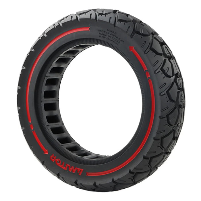 AIMITE 10 Inch Anti-Slip Rubber Tire 45mm Tread Grooves Electric Scooter Off-Road Solid Tire - 1