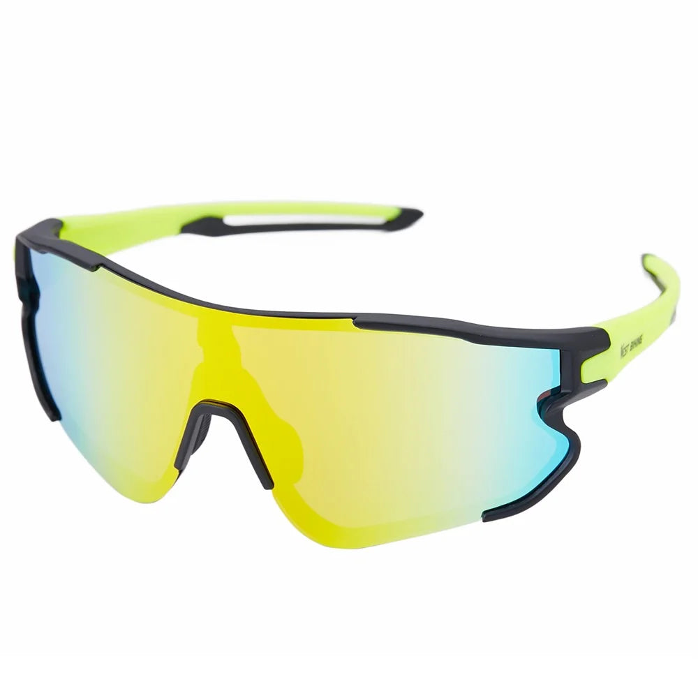 WEST BIKING Outdoor Sports Polarized Sunglasses Running Driving Cycling Sunglasses for Men/Women - Green - 4