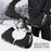 WEST BIKING Sports Cycling Bike Gloves Windproof Thickened Bike Motor Bar Covers Winter Thermal Cover Bike Hand Warmer - Black - 4