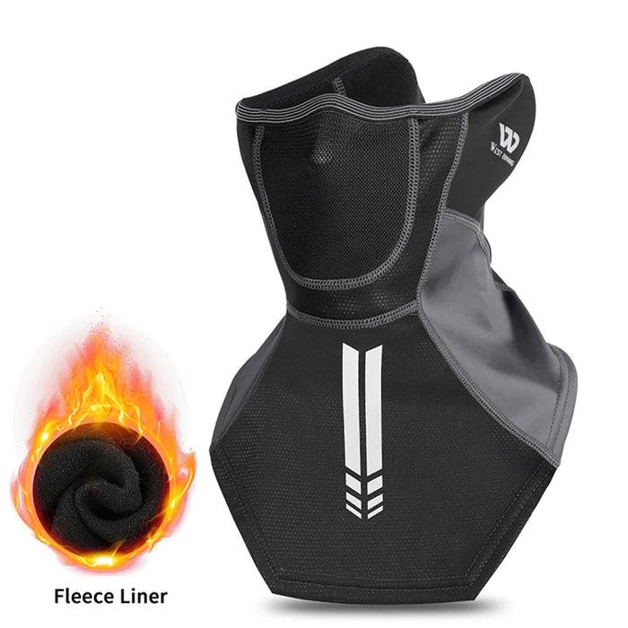 WEST BIKING Winter Thermal Cycling Mask Scarf Safety Reflective 4-filter Layers Multi-function Riding Face Guard - 6