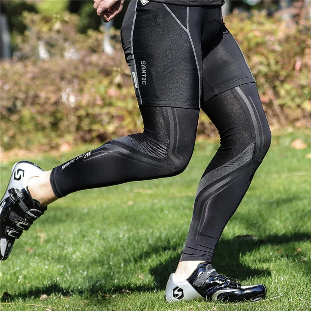 WEST BIKING 1 Pair Summer Cycling Leg Sleeves Ice Silk Leg Cover UV Protection Non-slip Leggings - M - 7