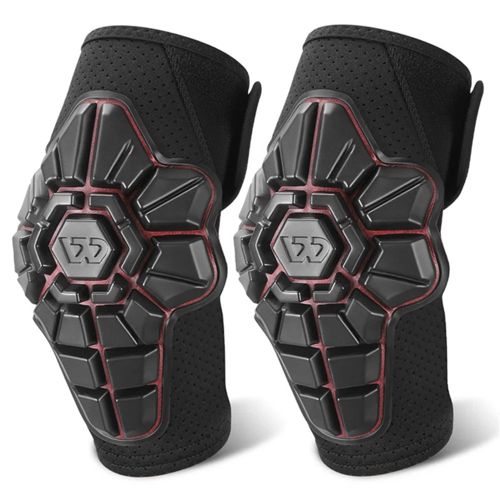 WEST BIKING YP0212123 2PCS Kid's Elbow Brace Shock-Absorbed Knee Compression Sleeve for Children - 1