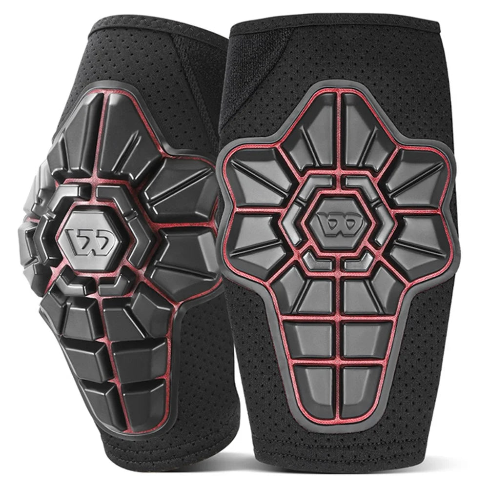 WEST BIKING YP0212123 2PCS Kid's Elbow Brace Shock-Absorbed Knee Compression Sleeve for Children - 2