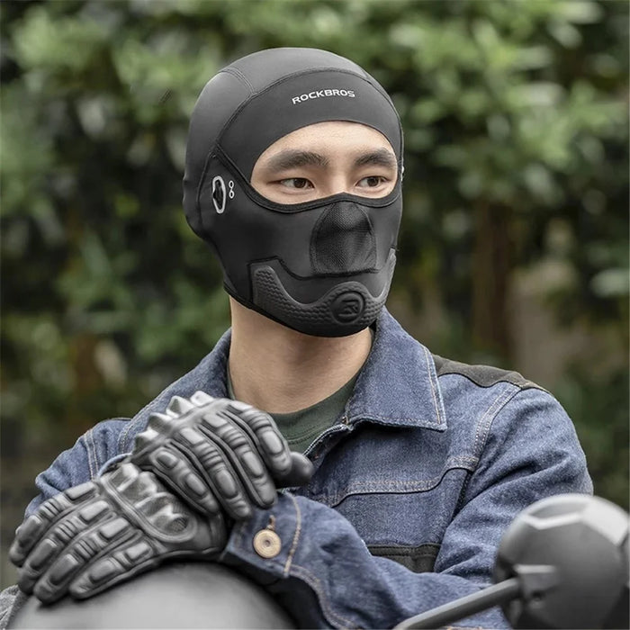 ROCKBROS LF70859 Summer Motorcycle Face Mask Cycling Balaclava Hat with Glasses Hole - 6