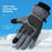 GOLOVEJOY DB69 Men Windproof Thermal Motorcycle Gloves Touch Screen Winter Riding Mittens - Black / M - 5