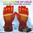 5803A02 Winter Electric Heated Gloves Waterproof Touch Screen Mittens with 4000mAh Battery (CE Certified) - 2