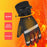 5803A02 Winter Electric Heated Gloves Waterproof Touch Screen Mittens with 5000mAh Battery (CE Certified) - 3