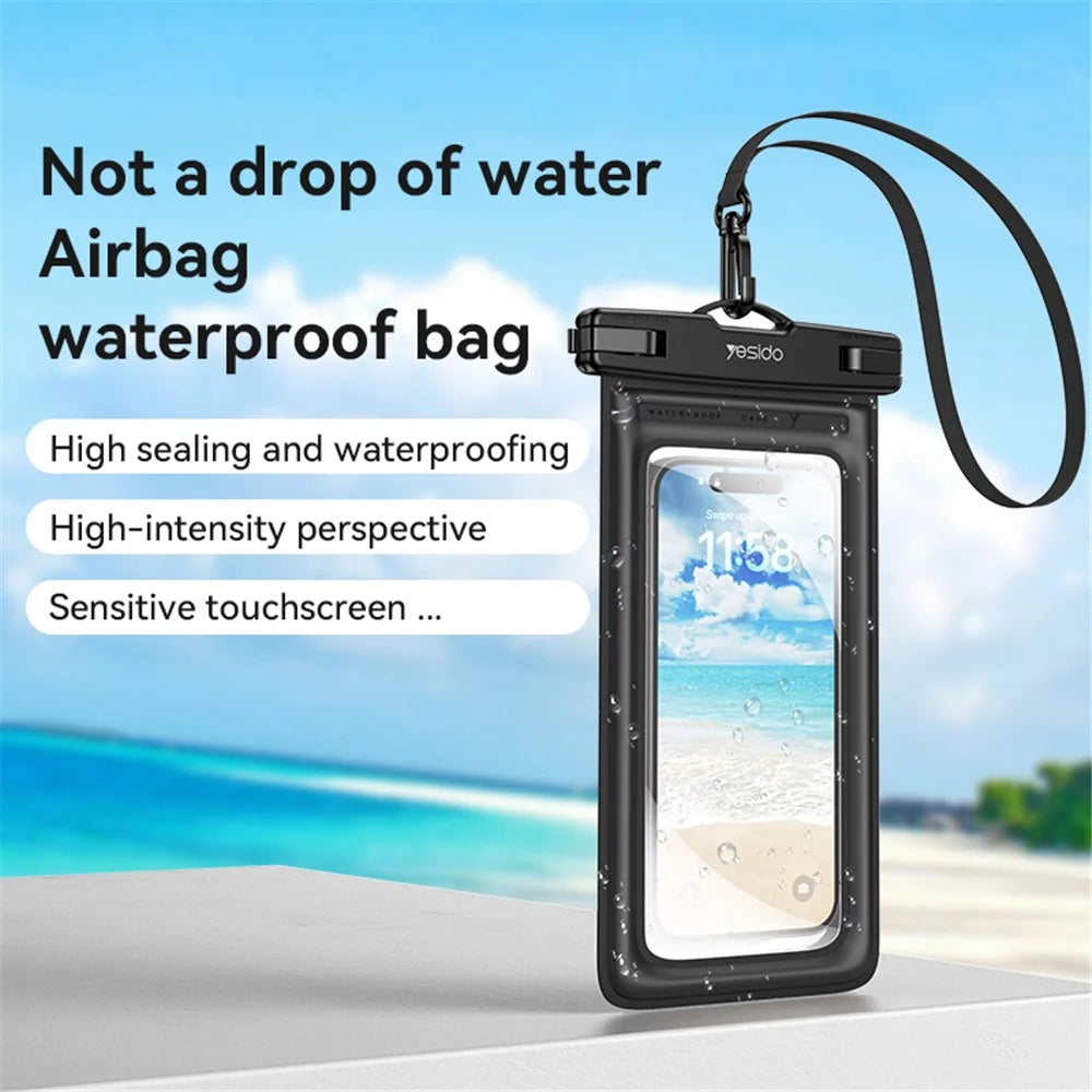 YESIDO WB50 30m Waterproof Floating Phone Pouch Touchscreen Cellphone Dry Bag for Swimming  /  Diving - 2