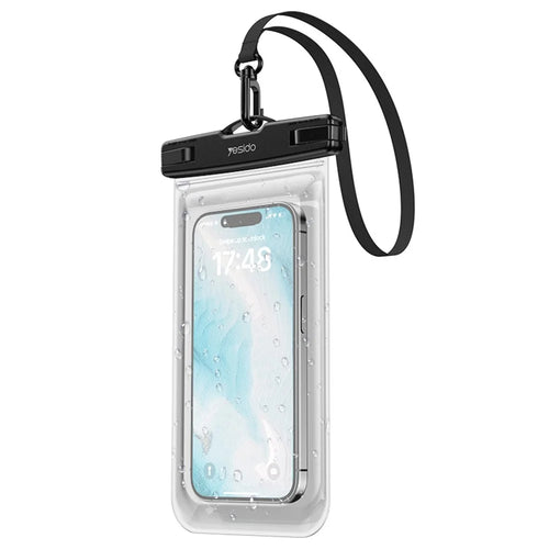 YESIDO WB49 20m Waterproof Phone Pouch with Lanyard 6.8 Inch Touchscreen Cellphone Dry Bag for Swimming - 1