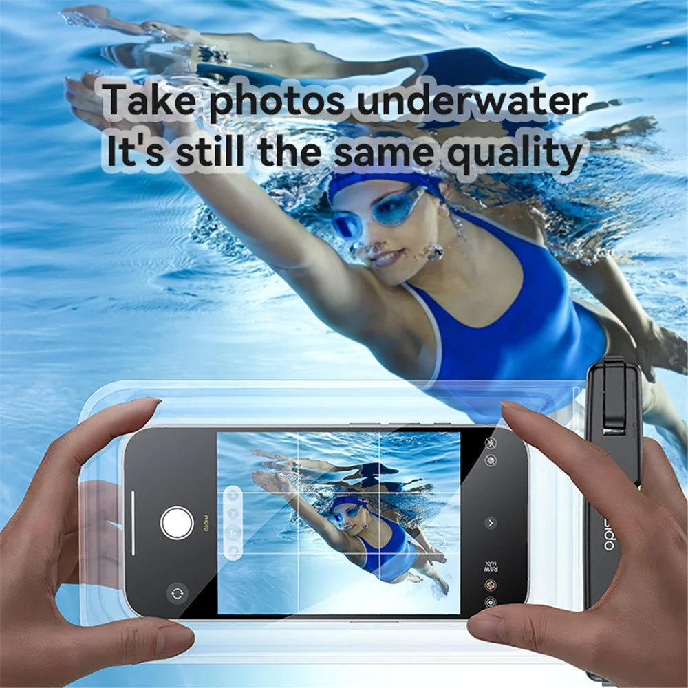 YESIDO WB49 20m Waterproof Phone Pouch with Lanyard 6.8 Inch Touchscreen Cellphone Dry Bag for Swimming - 5