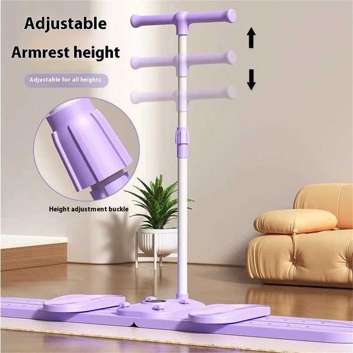 5 in 1 Simulated Ski Trainer with Handle and Pull Rope Pelvic Floor Muscle Exerciser Foldable Ski Machine - 3
