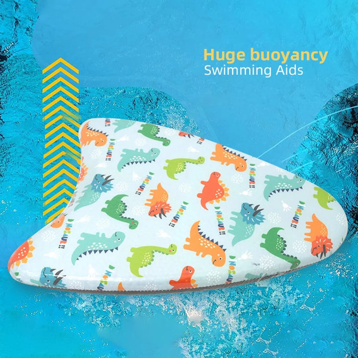 Children Swimming Training Float Board EPS Swim Board Auxiliary Kickboard, 42x34x4cm - Dinosaur - 2