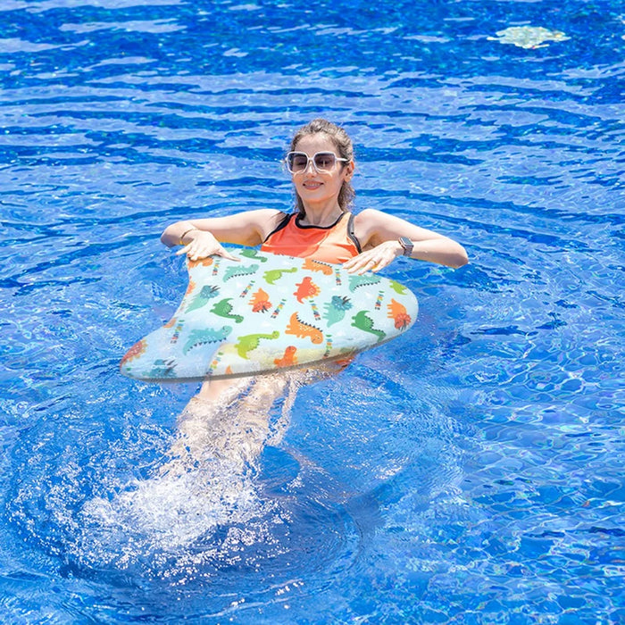 Children Swimming Training Float Board EPS Swim Board Auxiliary Kickboard, 42x34x4cm - Dinosaur - 3