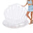 Inflatable Scallop Shell Pool Float Lounger Portable Water Relaxation Chair with Pearl Ball - 1