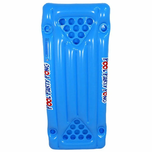Inflatable PVC Float Game Pong Mat Swimming Pool Beach Cup Holder Floating Lounge Raft - 1