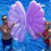 130 x 70cm Pearl Shell Inflatable Pool Float for Beach Lake Party Portable PVC Floating Lounger, Purple - 3