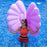 130 x 70cm Pearl Shell Inflatable Pool Float for Beach Lake Party Portable PVC Floating Lounger, Purple - 4
