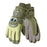 DRST42 Children Winter Cycling Ski Gloves Thickened Plush Lining Windproof Waterproof Warm Mittens - Green - 1