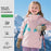 DRST42 Children Winter Cycling Ski Gloves Thickened Plush Lining Windproof Waterproof Warm Mittens - Green - 3