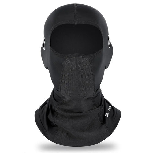 WEST BIKING YP0201296 Summer Cycling Anti-UV Face Mask Balaclava Hood MTB Bike Helmet Liner - Black - 1