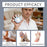 XORITA Hand Grip Finger Exerciser ABS + Silicone Multi Finger Strength Trainer Finger Gripper Exercise Tool - 1Pc - 7