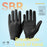 ROCKBROS 1Pair Cycling Gloves Full Finger Touchscreen for Men Women Road Mountain Bike Shock Absorbing Breathable Gloves - Black/S - 5