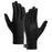 GOLOVEJOY 1 Pair Size XXL 10-11cm Palm Width Winter Ski Liner Gloves Flip-Top Touchscreen Anti-slip Mittens for Running Cycling - Black - 1