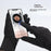 GOLOVEJOY 1 Pair Size XXL 10-11cm Palm Width Winter Ski Liner Gloves Flip-Top Touchscreen Anti-slip Mittens for Running Cycling - Black - 4