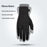 GOLOVEJOY 1 Pair Size XXL 10-11cm Palm Width Winter Ski Liner Gloves Flip-Top Touchscreen Anti-slip Mittens for Running Cycling - Black - 5