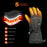 Touchscreen Heated Gloves 3-Level Temperature Control Smart Electric Warming Gloves for Winter Cycling, with 2Pcs 5000mAh Battery - Black / One Size - 3