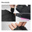 ROCKBROS S426-1 Half Finger Cycling Gloves SBR Shock Absorbing Breathable for Road Mountain Bike - Black|S - 6