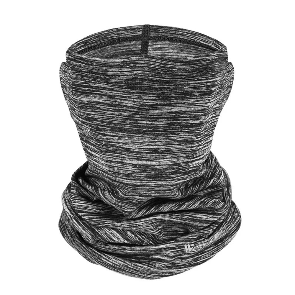 WEST BIKING YP0201206 Winter Cycling Face Mask Neck Scarf Elastic Warm Fleece Balaclava - Light Grey - 1