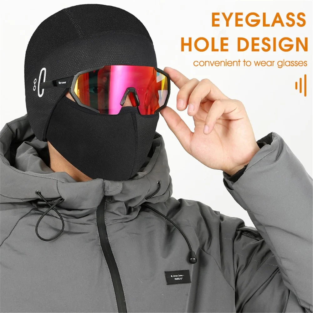 WEST BIKING YP0201312 Winter Balaclava Face Cover Thermal Cap Windproof Fleece Helmet Liner for Ski Sports MTB Bicycle Cycling - 6