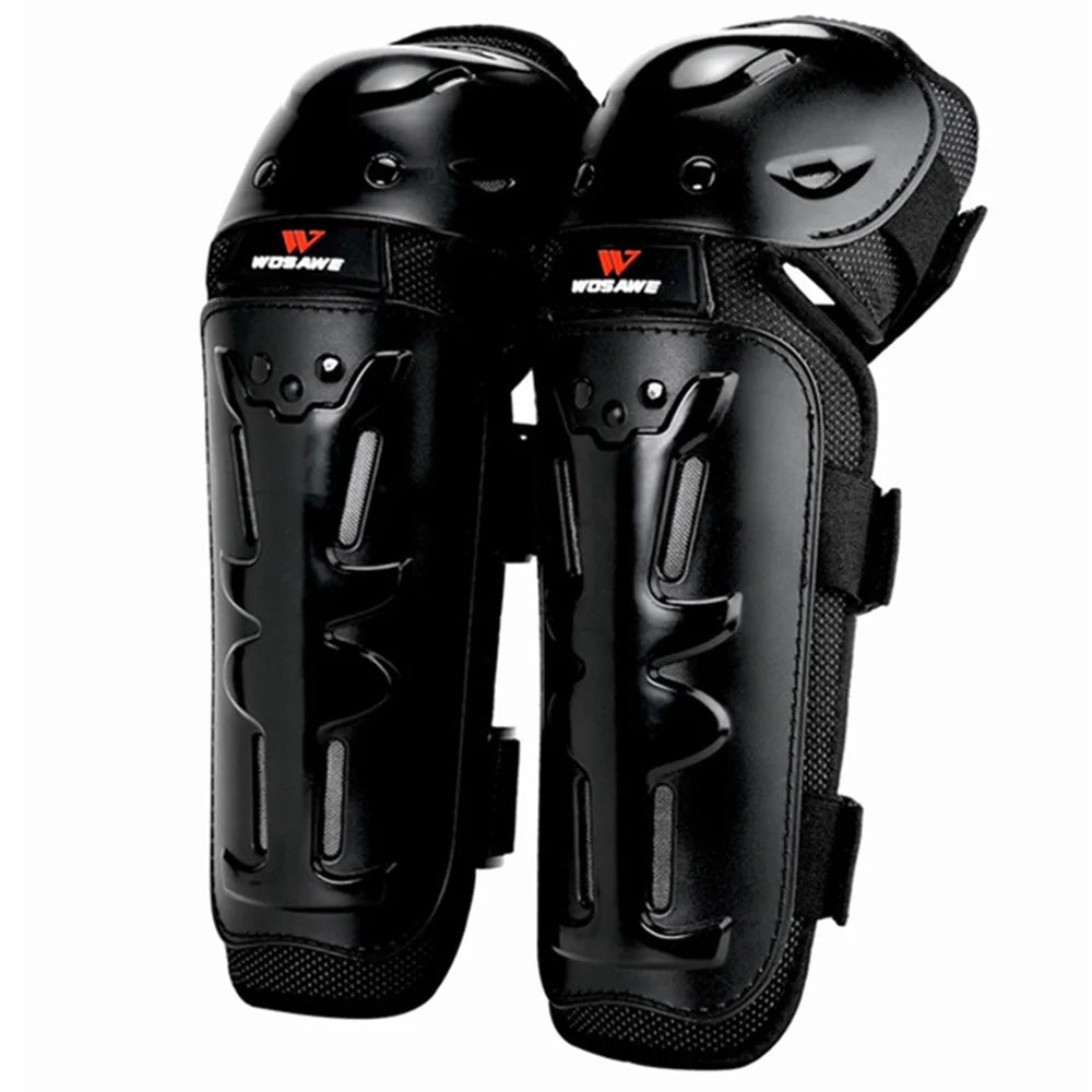 WOSAWE ML311-HZ 1 Pair Men Women Motorcycle MTB Bike Roller Skating Anti-fall Long Elbow Pads PE Shell+Velvet Breathable Ski Snowboard Elbow Guard - 1