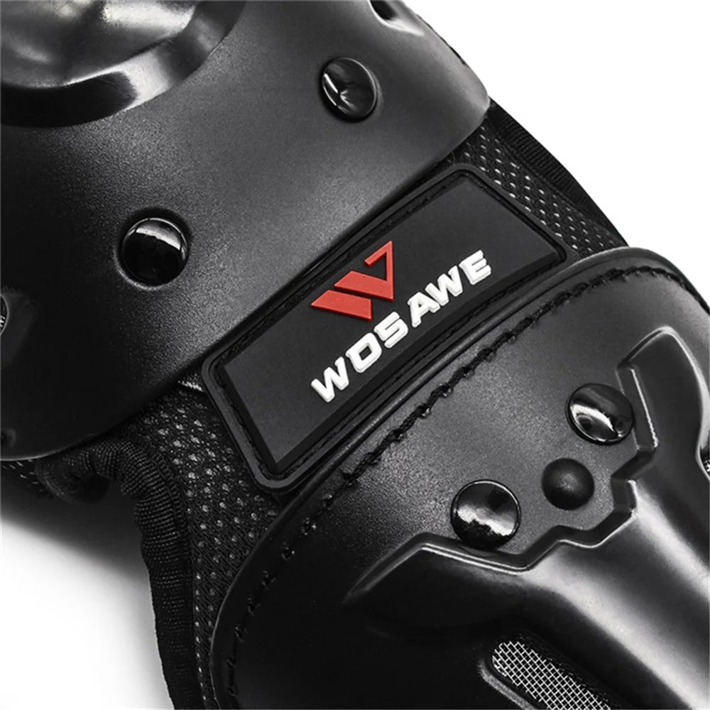 WOSAWE ML311-HZ 1 Pair Men Women Motorcycle MTB Bike Roller Skating Anti-fall Long Elbow Pads PE Shell+Velvet Breathable Ski Snowboard Elbow Guard - 5