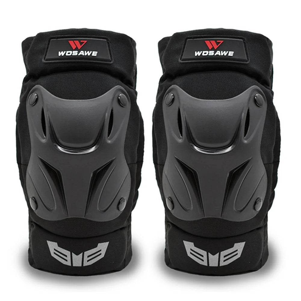 WOSAWE BC355+BC335 2 Pairs Motocross Knee Pads + Elbow Braces Motorcycle Racing MTB Elbow and Knee Protector - 2
