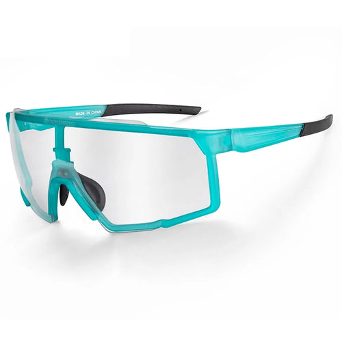 ROCKBROS SP22 Color Changing Glasses Outdoor Windproof Sandproof Bicycle Cycling Men Women Glasses with Myopia Frame - Blue - 1