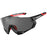 ROCKBROS 10133 Photochromic Cycling Sunglasses Polarized Windproof Eyeglasses Riding Eyewear - Black - 1