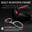 ROCKBROS 10133 Photochromic Cycling Sunglasses Polarized Windproof Eyeglasses Riding Eyewear - Black - 3
