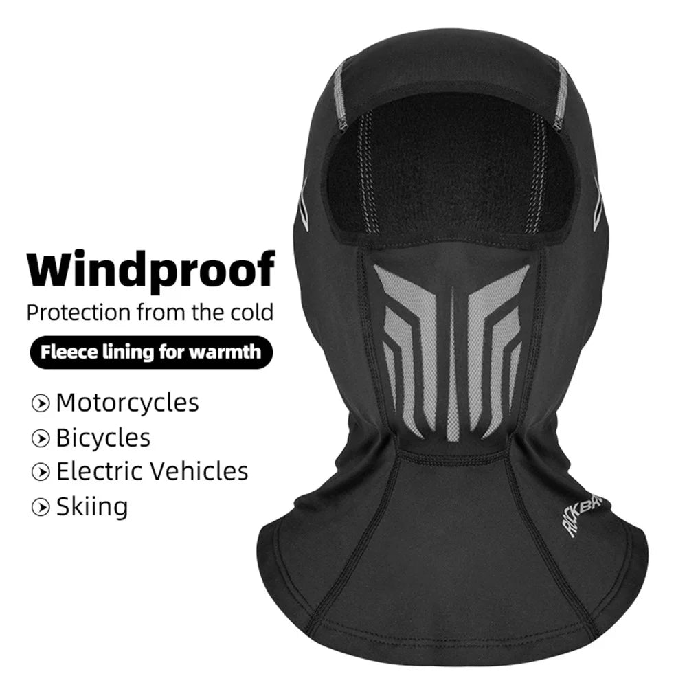 ROCKBROS Face Mask Soft Keeping Warm Windproof Cycling Head Scarf for Men and Women - Short Scarf - 2