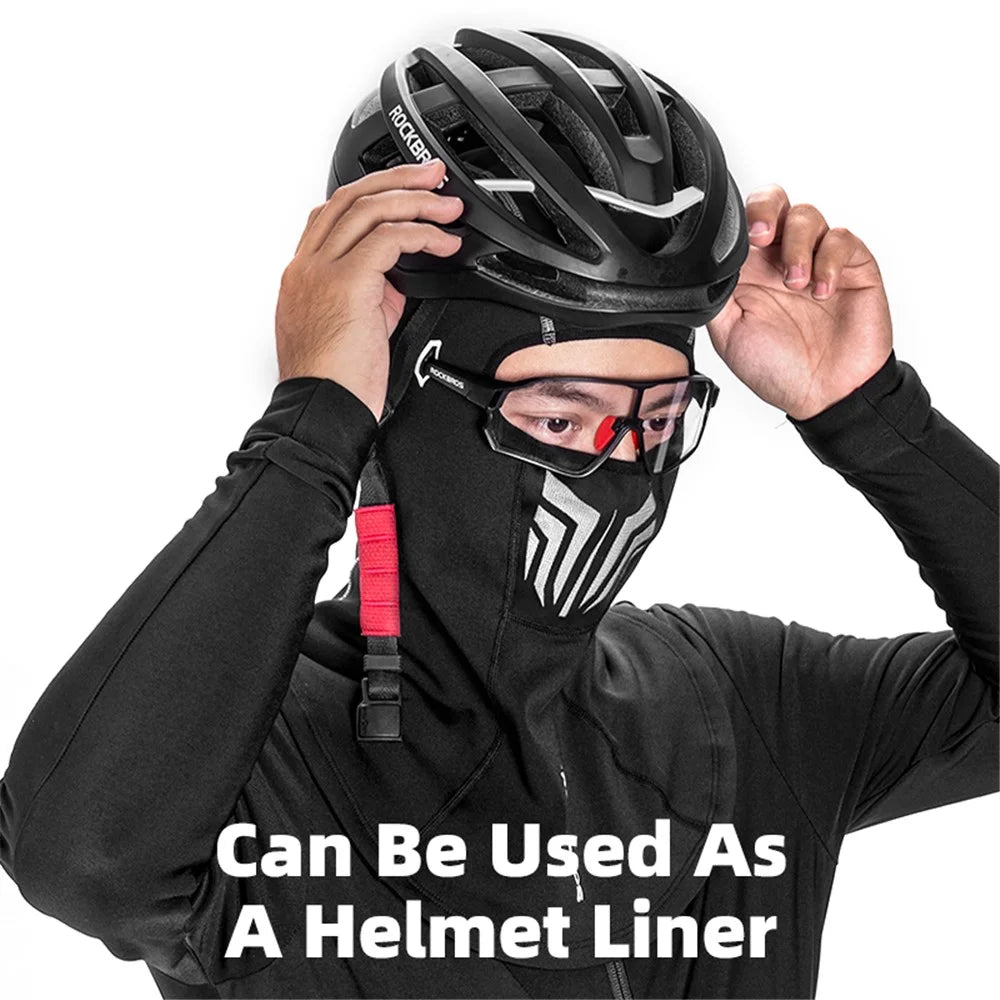 ROCKBROS Face Mask Soft Keeping Warm Windproof Cycling Head Scarf for Men and Women - Short Scarf - 6