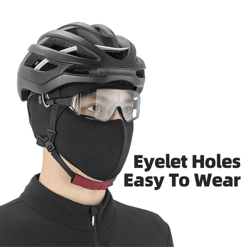 ROCKBROS LF8308 Winter Cap Bike Balaclava Bicycle Cap Glasses Hole Bandana Sports Running Headband Windproof Face Mask - 3